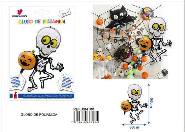 Calavera bailarina, 63x86 cm