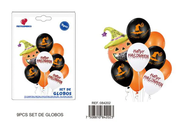 Set de Halloween 1, 9 piezas