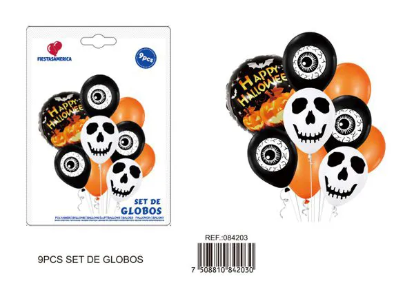 Set de Halloween 2, 9 piezas
