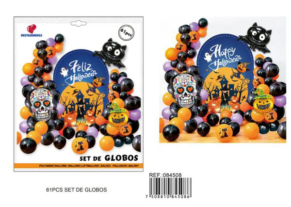 Set grande de Halloween, 61 piezas