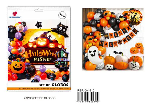 Set grande de Halloween, 43 piezas