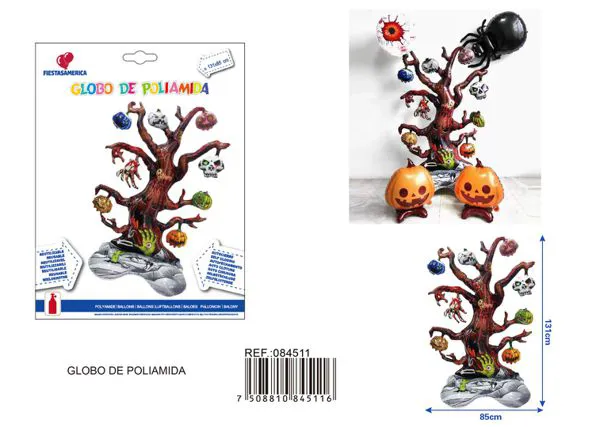 Calabaza con árbol seco, 131x85x49 cm