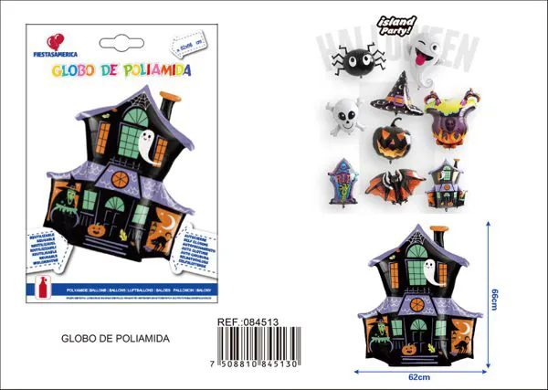 Casa embrujada, 62x66 cm