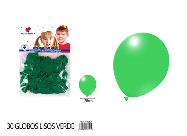 Globo de látex mate de 10 pulgadas 1.8 g, color verde oscuro, 30 piezas