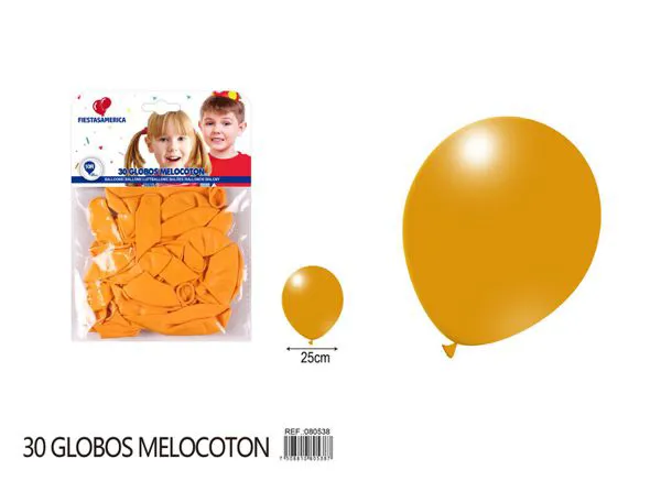 Globo de látex mate de 10 pulgadas 1.8 g, color amarillo limón, 30 piezas