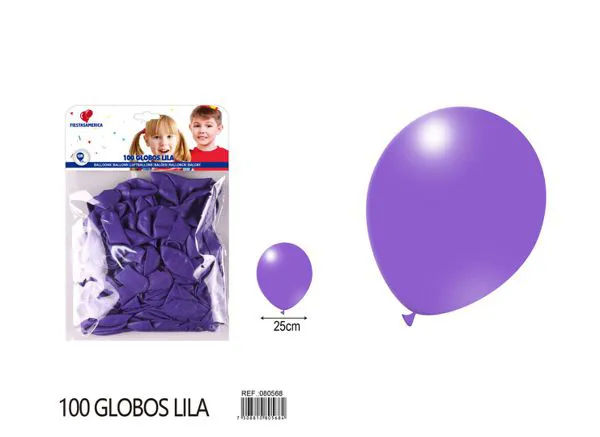 Globo de látex mate de 10 pulgadas 1.8 g, color morado oscuro, 100 piezas