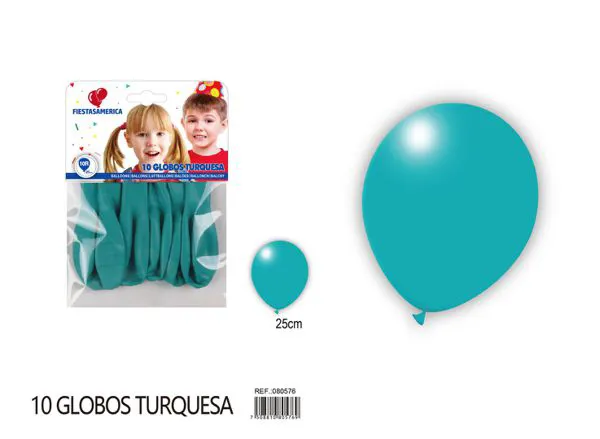 Globo de látex mate de 10 pulgadas 2.2 g, color azul marino, 10 piezas