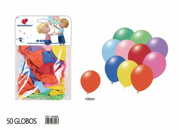 Globo de látex mate de 12 pulgadas 2.8 g, color surtido, 50 piezas