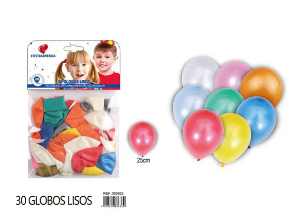 Globo perlado de 10 pulgadas, surtido, 30 piezas