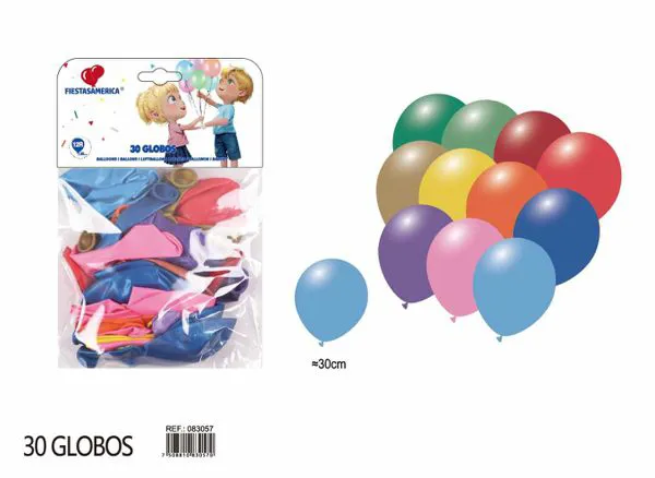 Globo perlado de 12 pulgadas, surtido, 30 piezas