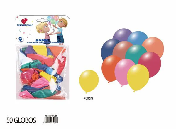 Globo perlado de 12 pulgadas, surtido, 50 piezas