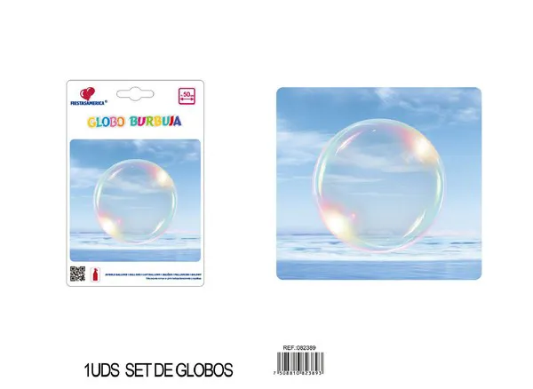 Globo burbuja (bobo) transparente de 20 pulgadas, 1 pieza
