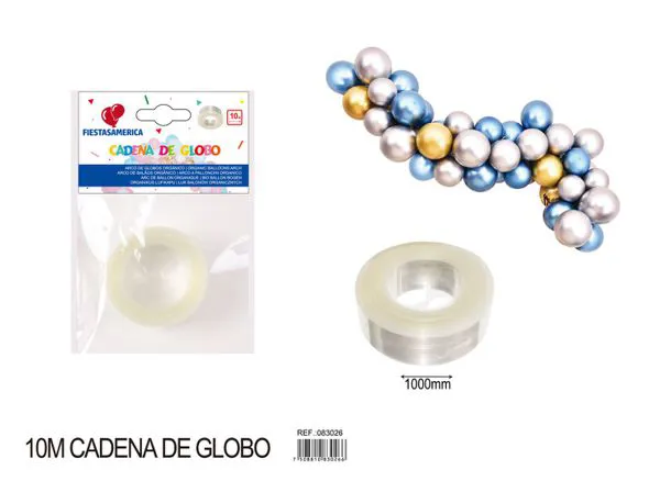 Cadena para globos de 10 metros, 1 pieza