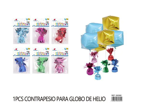 Adorno de estrella con varilla para globos (rosa, rosa intenso, azul oscuro, azul claro, rojo intenso, verde)