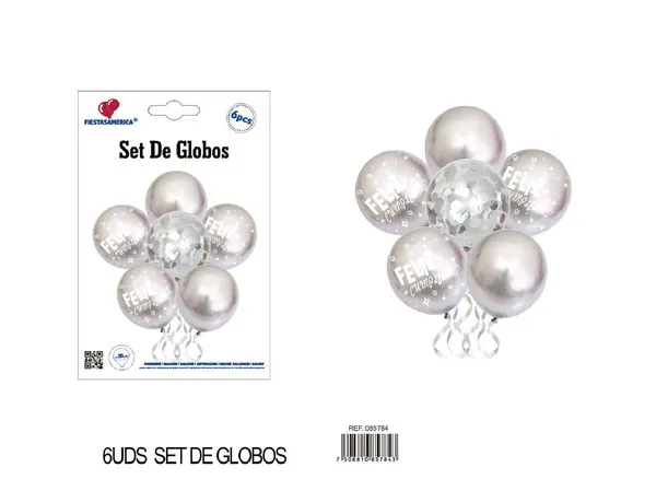 Set pequeño de globos, 6 piezas