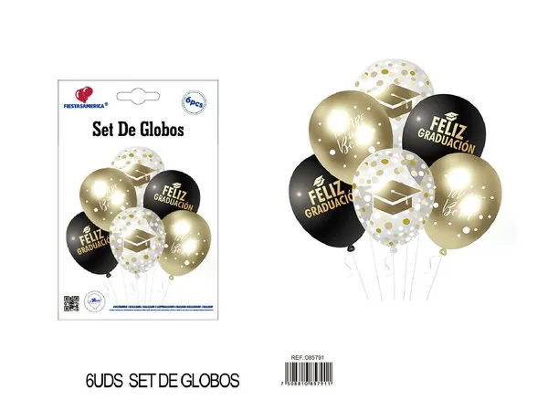 Set pequeño de globos, 6 piezas