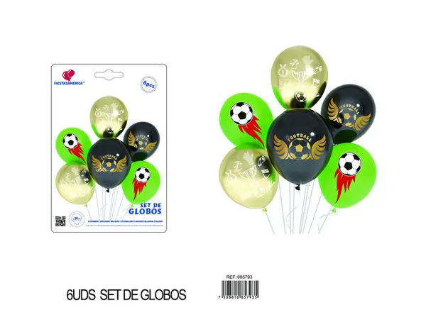 Set pequeño de globos, 6 piezas