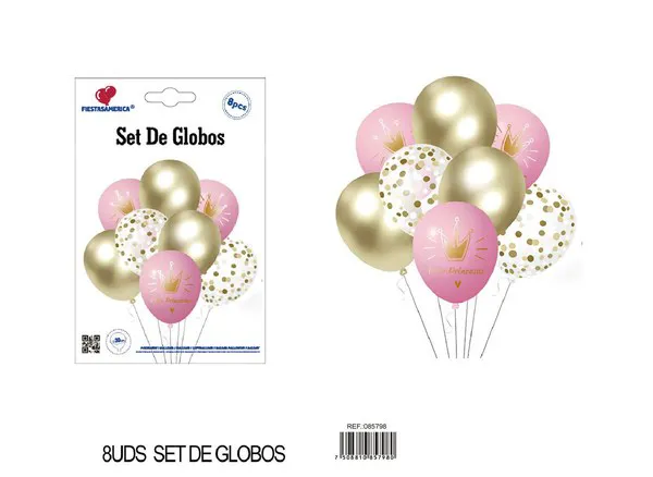 Set pequeño de globos, 8 piezas