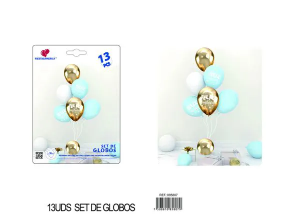Set pequeño de globos, 13 piezas