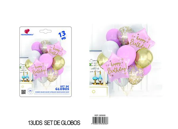 Set pequeño de globos, 13 piezas