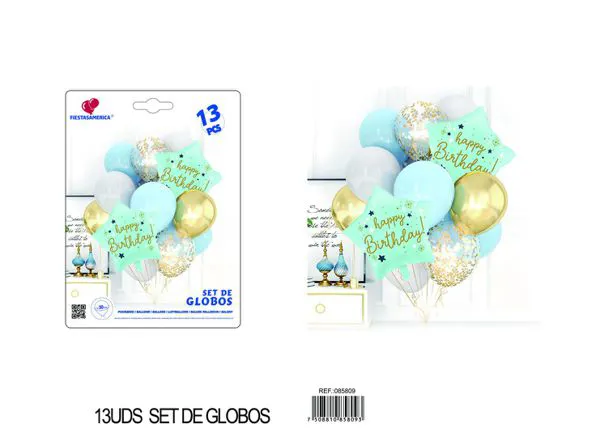 Set pequeño de globos, 13 piezas