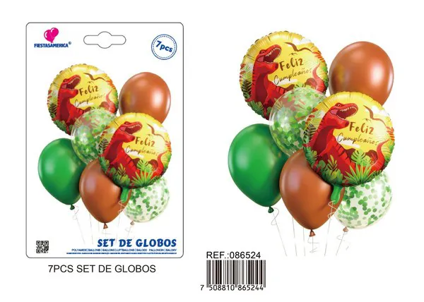 Set de globos, 7 piezas