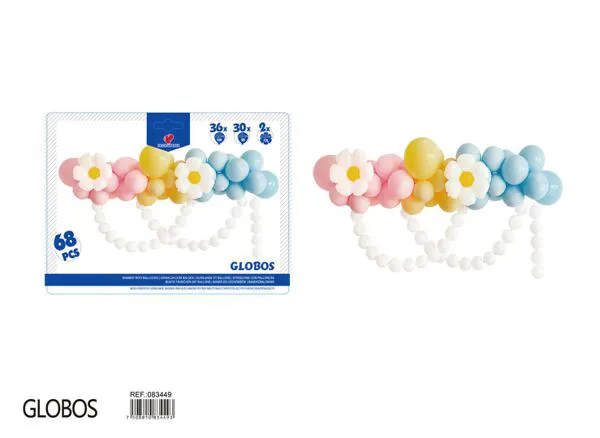 Set de globos, 68 piezas