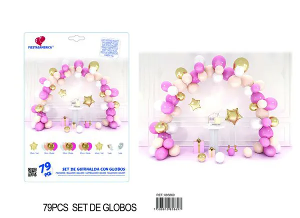 Set de globos para arco, 79 piezas