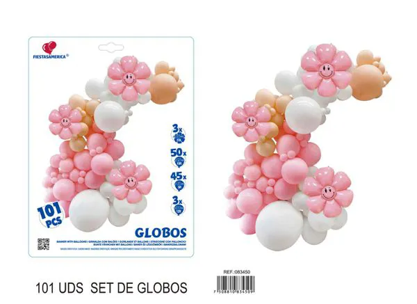 Set de globos, 101 piezas
