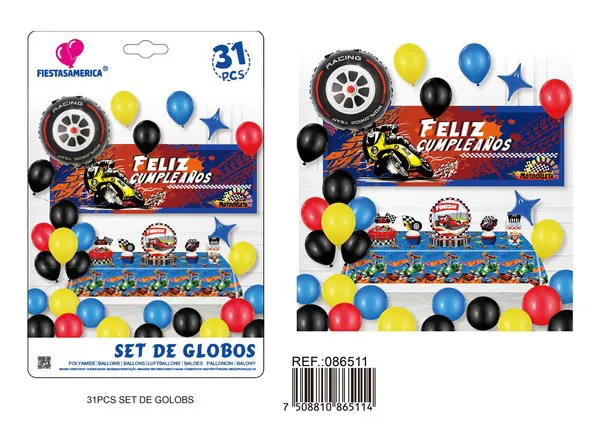 Set de globos, 31 piezas