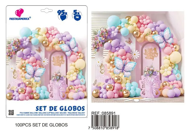 Set de globos, 103 piezas