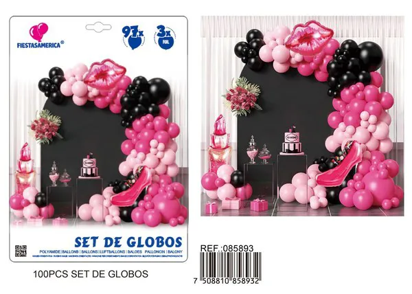Set de globos, 103 piezas