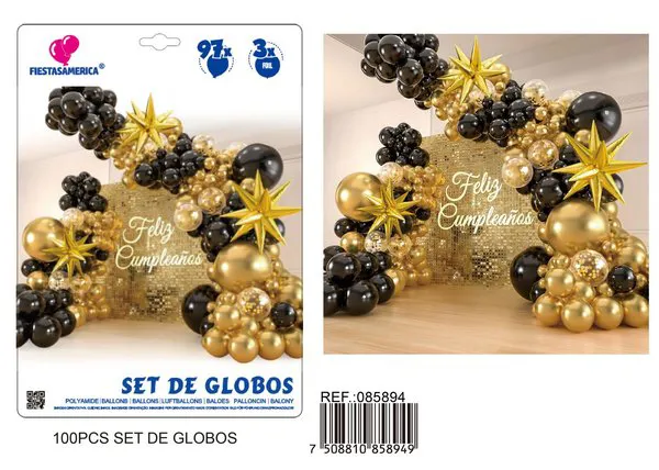 Set de globos, 103 piezas