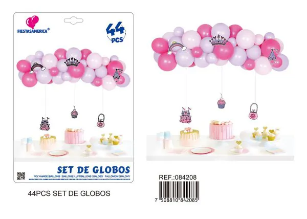 Set de cadena de globos, 44 piezas