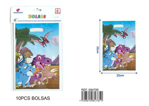 Bolsa perlada grande de 22x32 cm, 10 piezas
