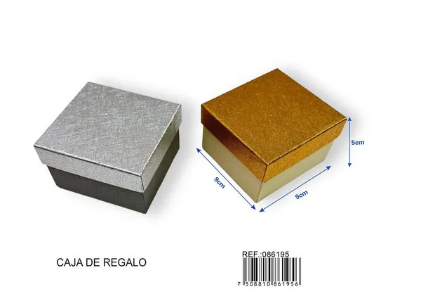 Caja de regalo de 9x9x5 cm