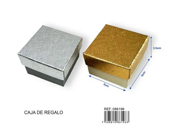 Caja de regalo de 5x5x3.5 cm