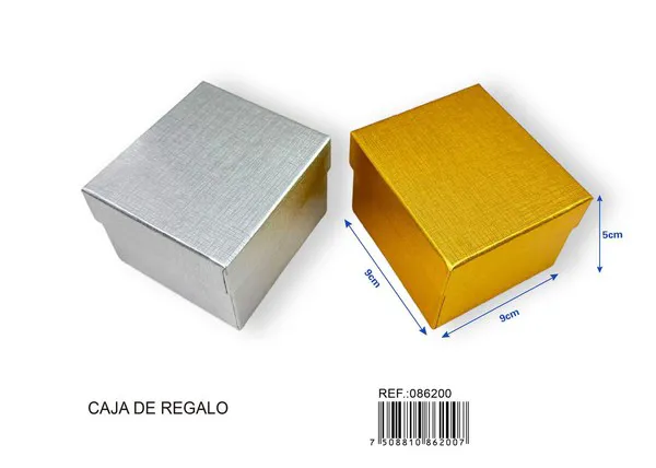 Caja de regalo de 9x9x5 cm