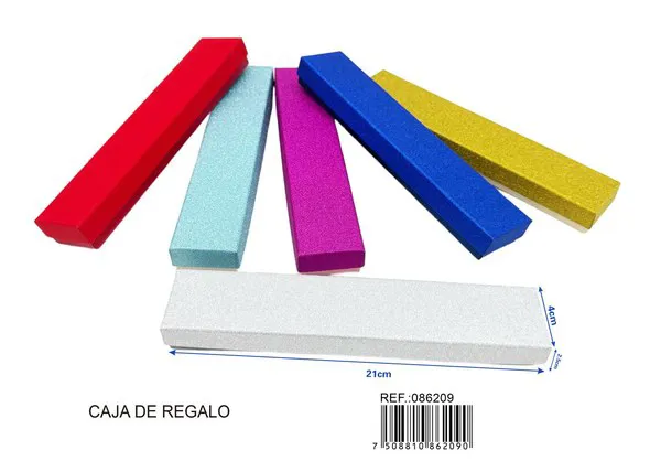 Caja de regalo de 4x21x2.5 cm