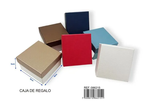 Caja de regalo de 9x9x5 cm
