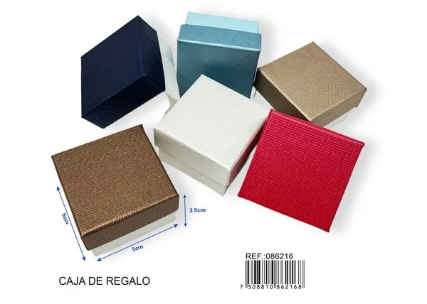 Caja de regalo de 5x5x3.5 cm
