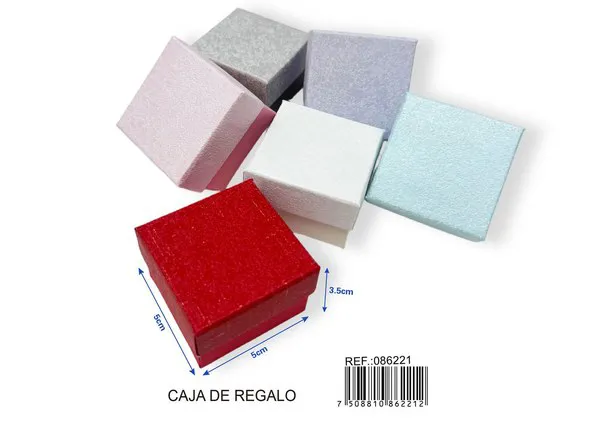 Caja de regalo de 5x5x3.5 cm