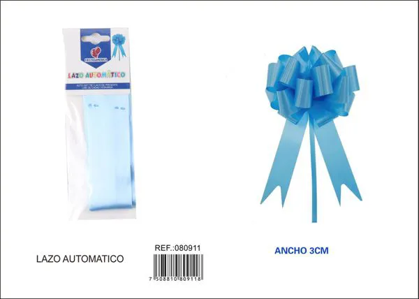 Guirnalda de color liso de 3x120 cm, color azul claro