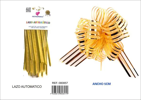 Guirnalda de flores esféricas de 5 cm, color dorado