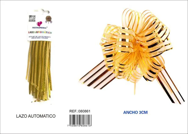 Guirnalda de flores esféricas de 3 cm, color dorado