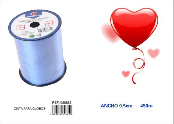 Cinta lisa de 5 mm x 500 yardas, azul rey