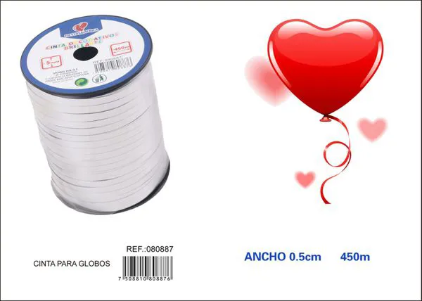 Cinta laminada de 5 mm x 500 yardas, color plateado