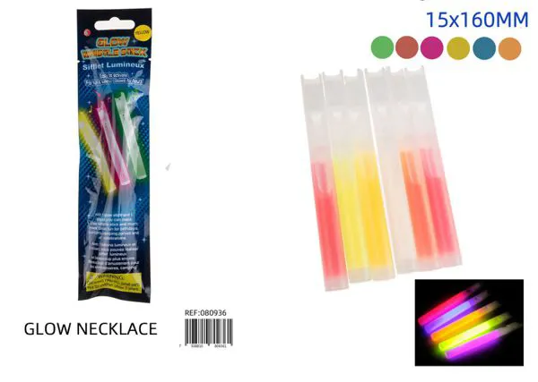 Silbato fluorescente de 15x160 mm