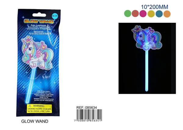 Barra fluorescente recta de unicornio de 10x200 mm