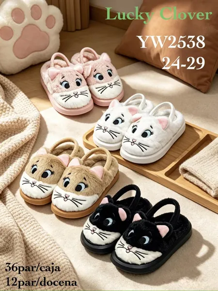 Pantuflas de gatito